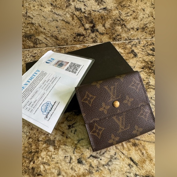 Louis Vuitton Elise Compact wallet in Monogram w/COA - Picture 2 of 14